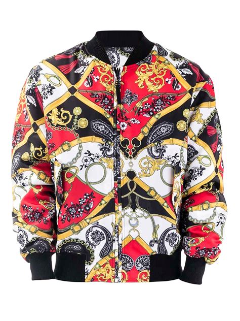 young versace jas|Versace bomber jacket.